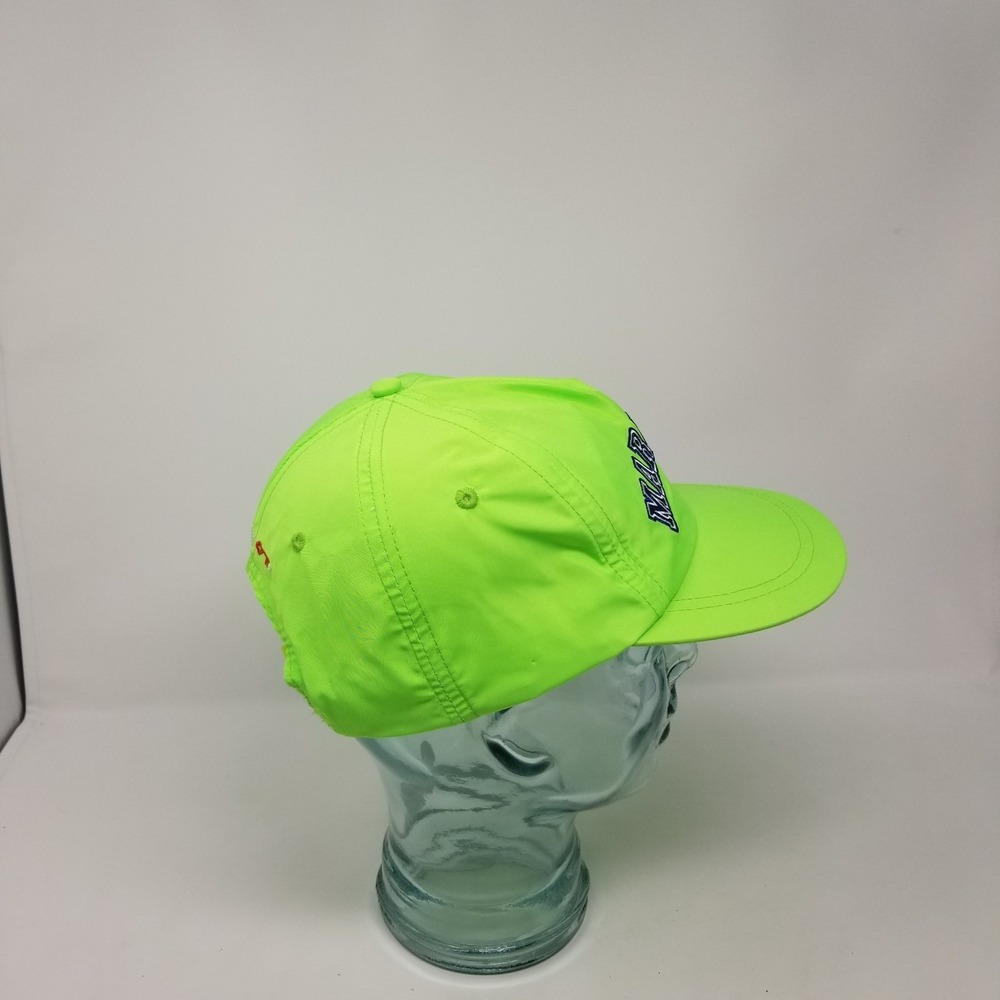 Seattle Mariners Lime Neon Green Nylon Snapback Hat - Picture 5 of 11